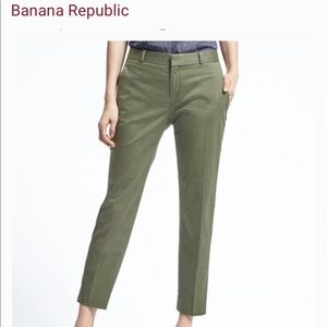 Banana Republic Avery Pant Green